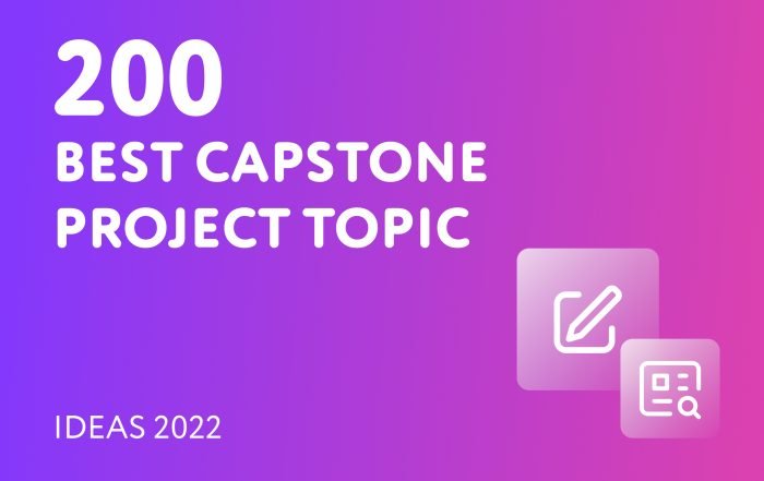 capstone project topic ideas