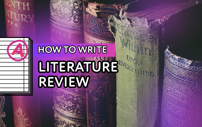 literature review writing guide