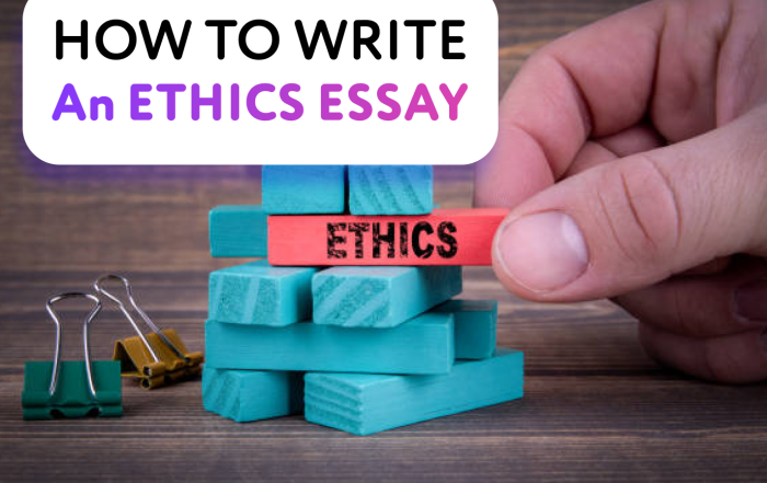 ethics essay writing guide